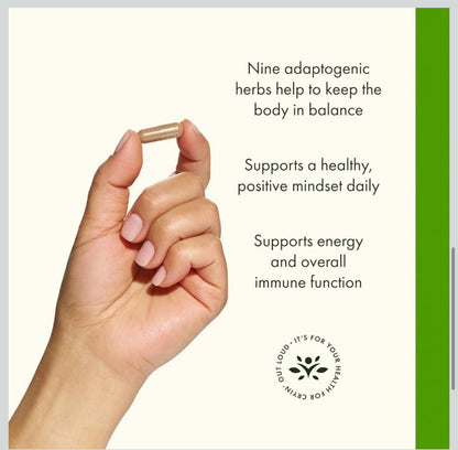 Swanson Adaptogenic Herbal Complex | with Rhodiola, Ashwagandha & Ginseng | Stress Support | Supports Energy & Overall
Immune Function | 60 Capsule; Exp 04/2028