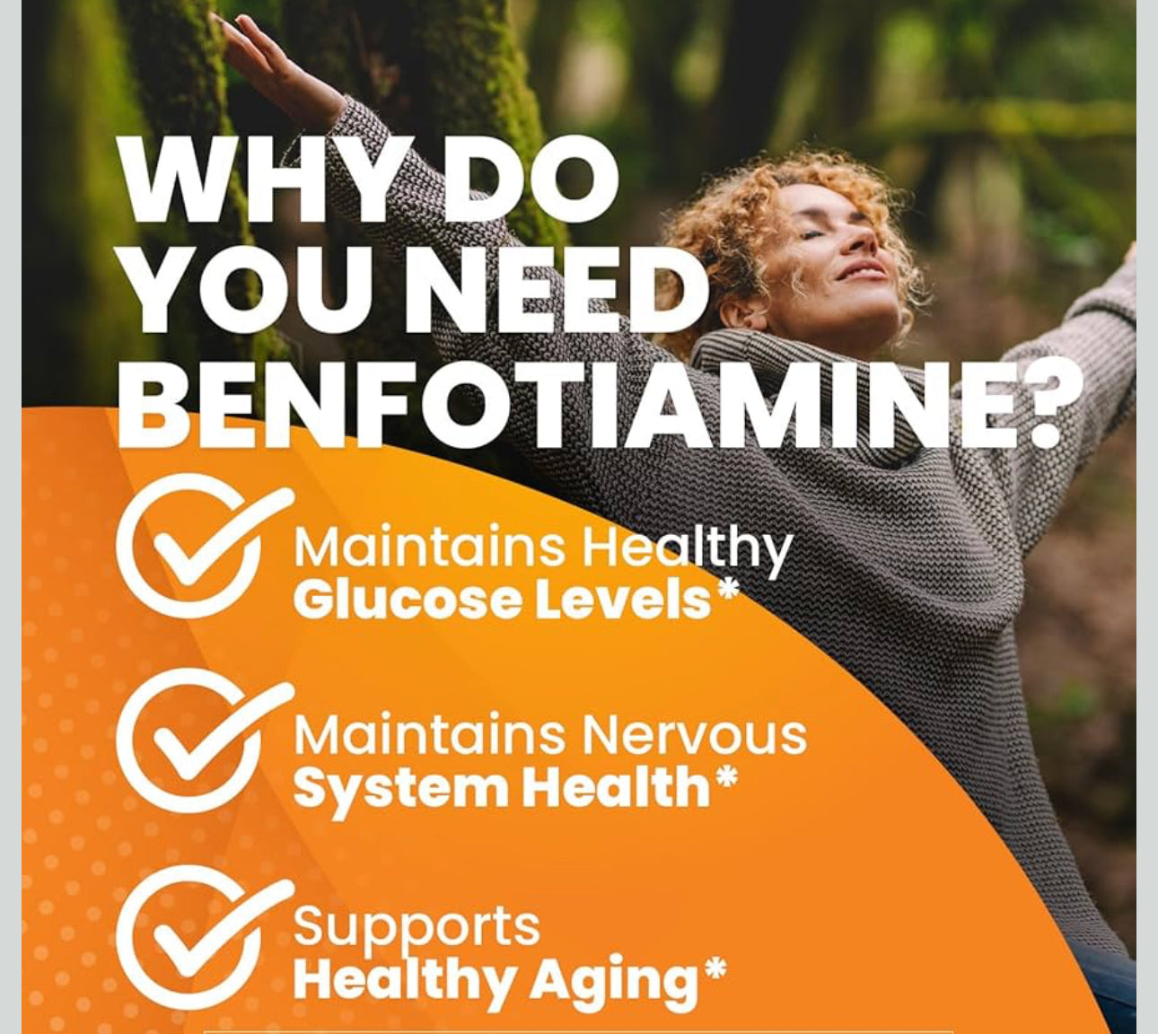 Doctor's Best Benfotiamine 300 with BenfoPure | With L-Leucine | 300mg per Capsule | Helps Maintain Healthy Glucose Metabolism | 60 Capsules; Exp Feb/2027