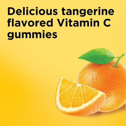 Nature Made Vitamin C 250 mg | Immune Health & Antioxidant Support | Aids with the Absorption of Iron | Tangerine Flavor; 200 Gummies; Exp 02/2028