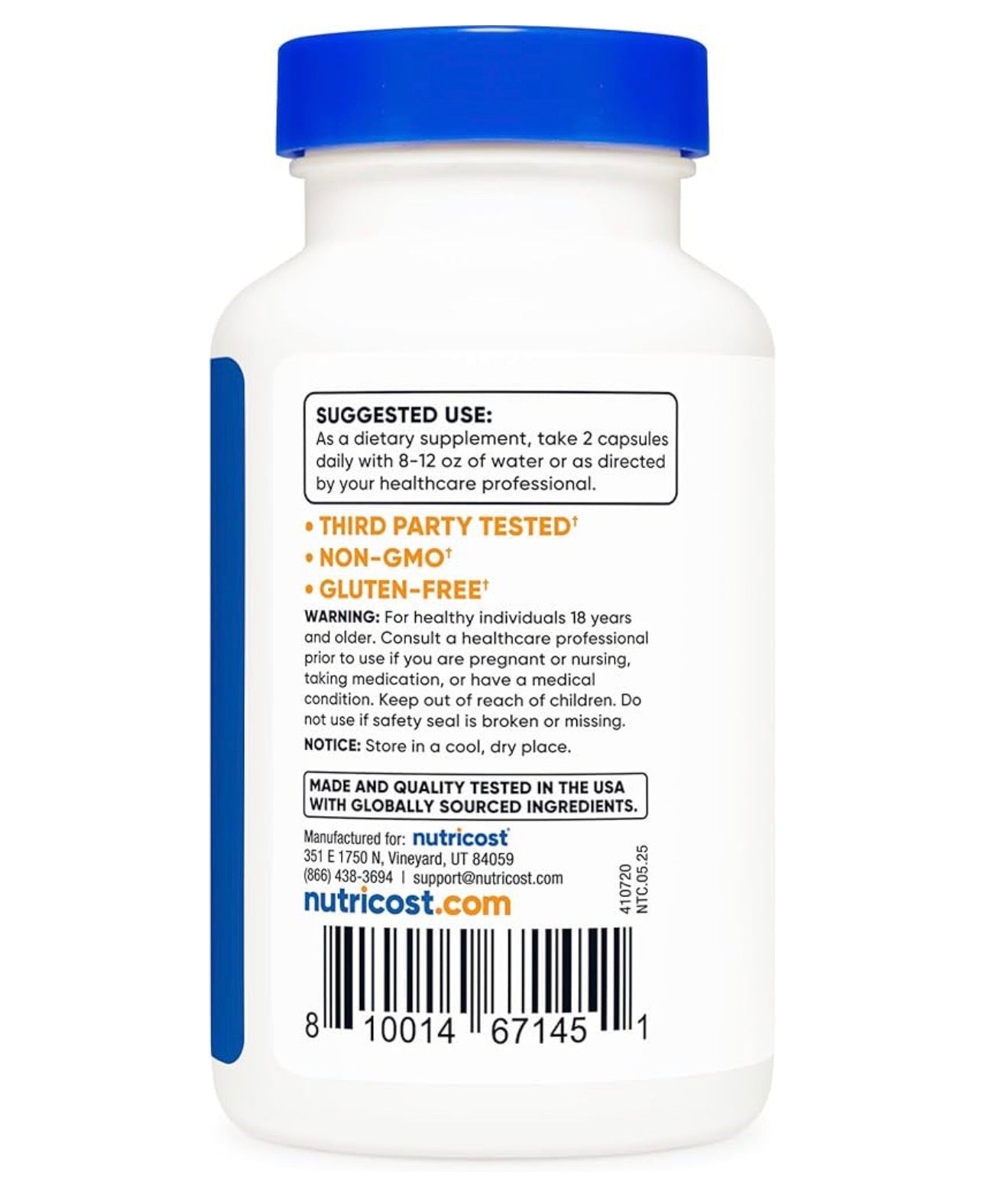 Nutricost Licorice Root 500mg | Supports the Liver & Respiratory System | Help Cleanse the Colon | 120 Capsules; Exp 08/2027