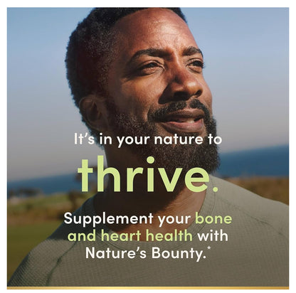 Nature’s Bounty Vitamin K2 + D3 | 4000 IU Vit D3 + 100 mcg Vit K2 | Supports Healthy Artery Function & Strong Bones | 30 Capsules; Exp 12/2026