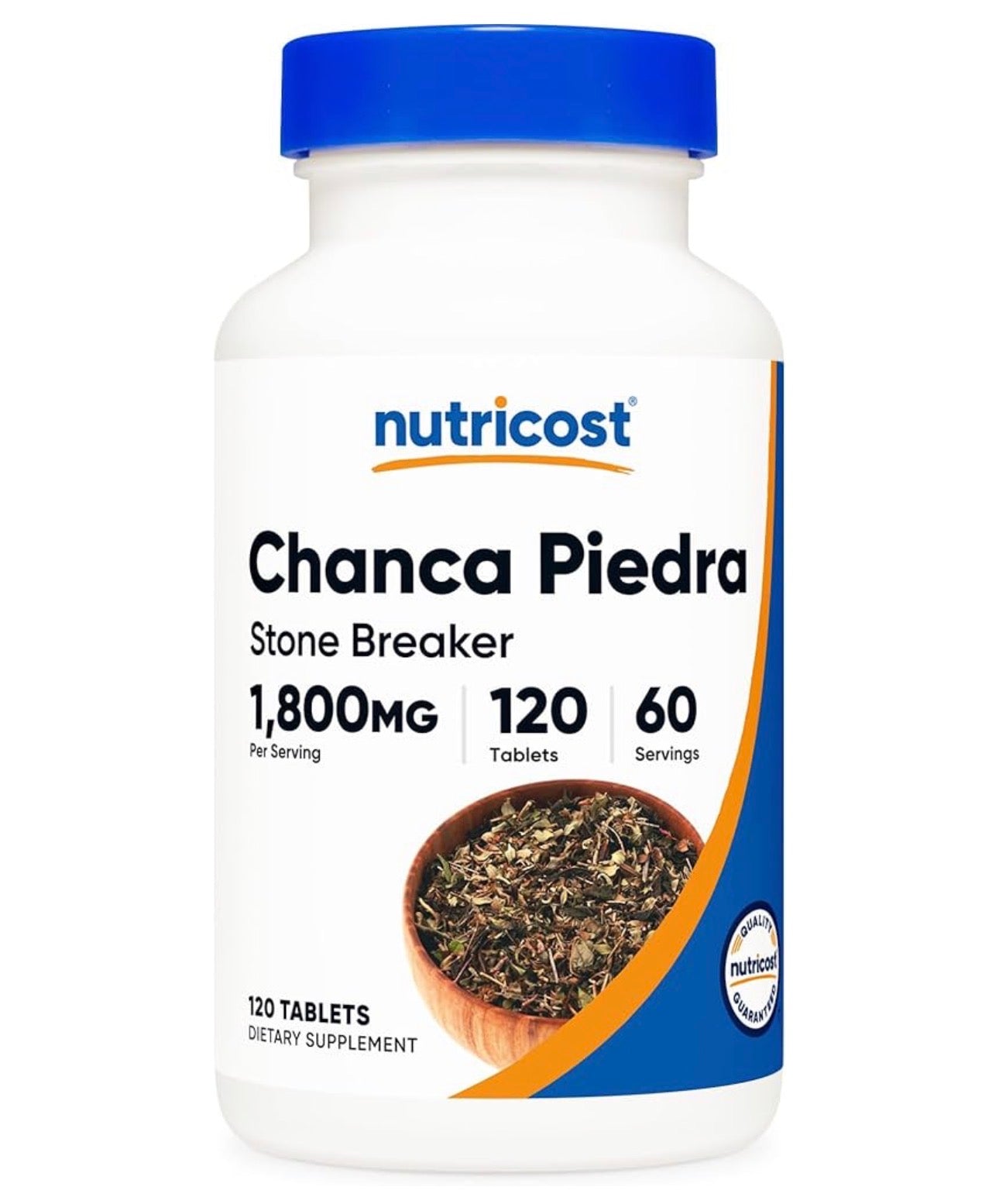 Nutricost Chanca Piedra Extract 1800mg - Stone Breaker | Supports Kidney Health | Maintains Optimal Liver Health | Powerful Detoxification for Kidney & Gallbladder | 120 Tablets; 12/2028