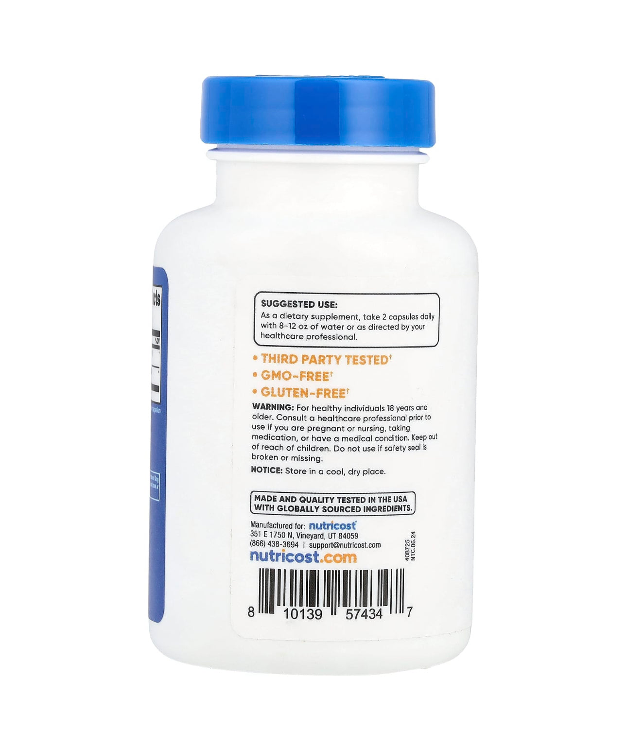 Nutricost Quercetin 880mg With Bromelain | Promotes Normal Respiratory Function | Natural Antihistamine | Reduces Inflammation | 60 Capsules; Exp 07/2027