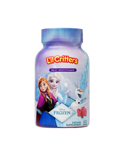 Lil Critters Frozen Daily Children Multivitamin | With 11 Essential Nutrients | For Kids Aged 2 Years & Above | 60 Gummies; Exp 06/2027