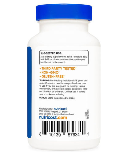 Nutricost Red Clover Blossoms Extract 5000mg | Eases Menopausal Symptoms | Improves Bone Density & Heart Health in Menopausal Women | Thins Mucus & Calms Respiratory Irritation |  120 Capsules, Exp 05/2028