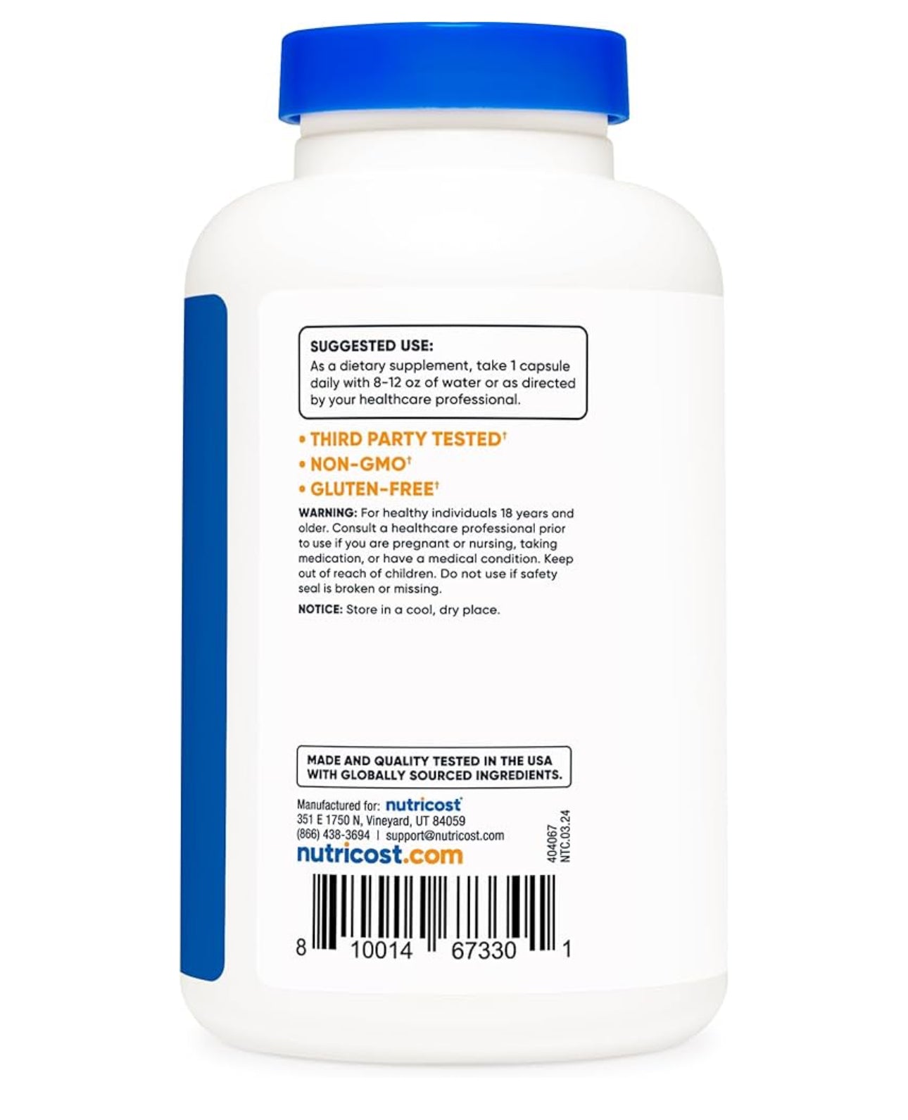 Nutricost Cayenne Pepper 530mg (Capsicum annuum) | 40,000 Heat Units | Boosts Metabolism for Weight Management | Improves Bloods Circulation | Speeds 240 Capsules; Exp 03/2028