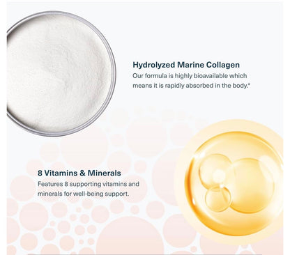Youtheory Marine Collagen 2500mg | With 8 Vitamins& Minerals | For Healthy Skin, Hair & Nail | Joint Support | 160 Tablets; Exp 03/2027
