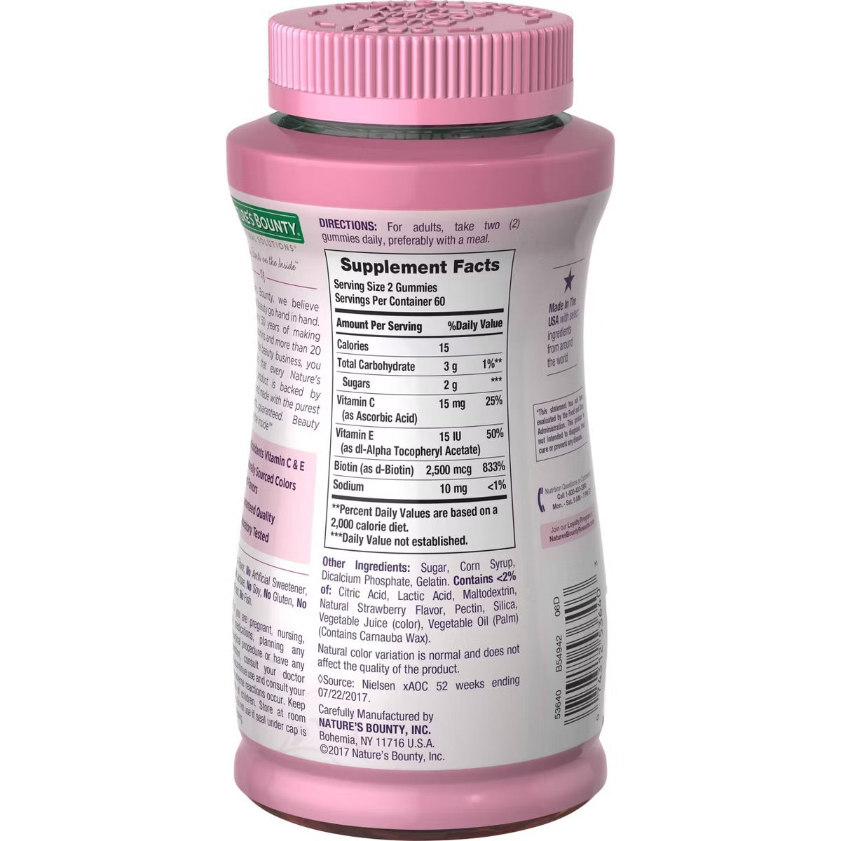 Nature’s Bounty Hair,Skin & Nails | 120 Gummies; Exp 01/2027