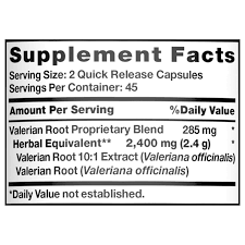 Nature's Truth Valerian Root 2400 mg | Traditionally Used to Support Relaxation and Calmness | 90 Capsules; Exp 04/2027