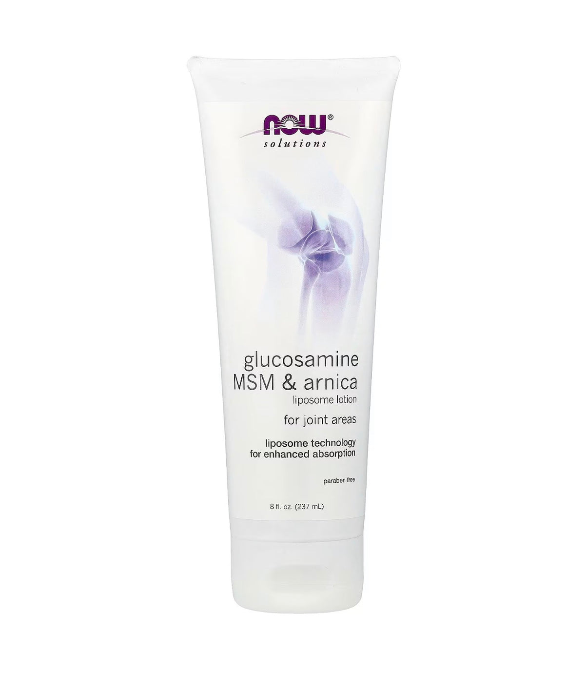 NOW Glucosamine, MSM & Arnica Liposome Lotion | Soothing Formula For Joint Pain | Enhanced Absorption | 8oz/237ml; Exp 07/2028