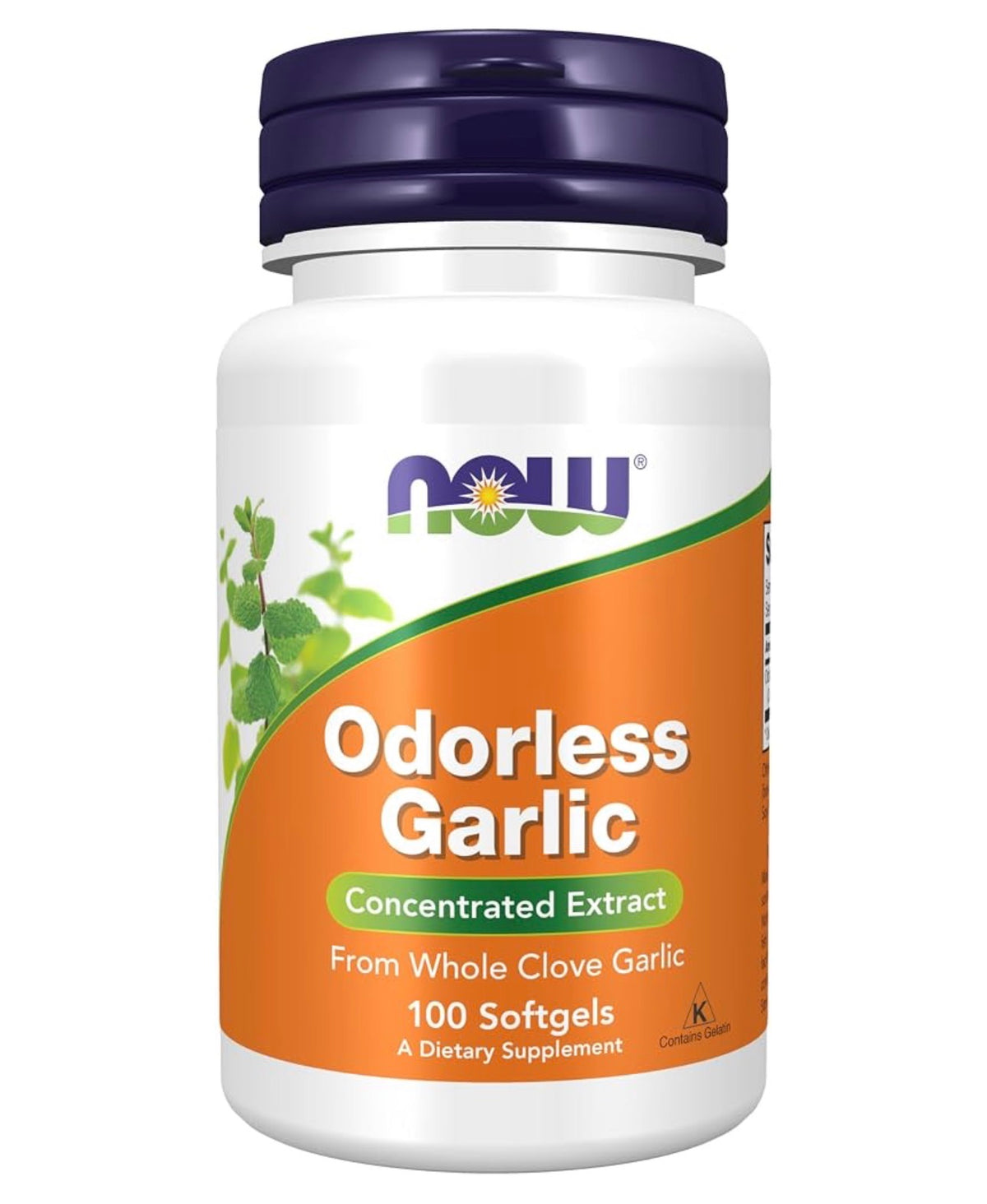 NOW Odorless Garlic | Concentrated Extract | Supports Heart Health, Reduces Inflammation & Fight Microbes | 100 Softgels; Exp 12/2029