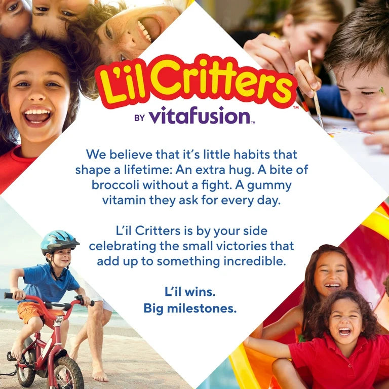 Lil Critters Gummy Vites Children Daily Multivitamin | 5-Months Dosage a Child | With a Boost of Vitamins C & D | For Kids Aged 2 Years & Above | 70 Gummies; Exp 04/2027