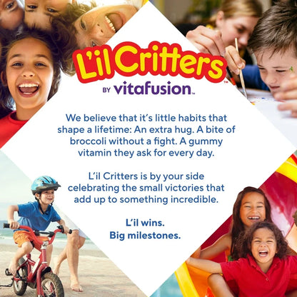 Lil Critters Gummy Vites Children Daily Multivitamin | 5-Months Dosage a Child | With a Boost of Vitamins C & D | For Kids Aged 2 Years & Above | 70 Gummies; Exp 04/2027