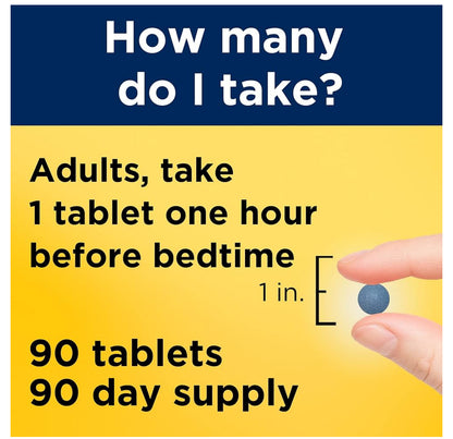 Nature Made Melatonin 4mg Extended Release | 90 Day Supply | 100% Drug Free Sleep Aid | 90 Tablets; Exp 04/2026