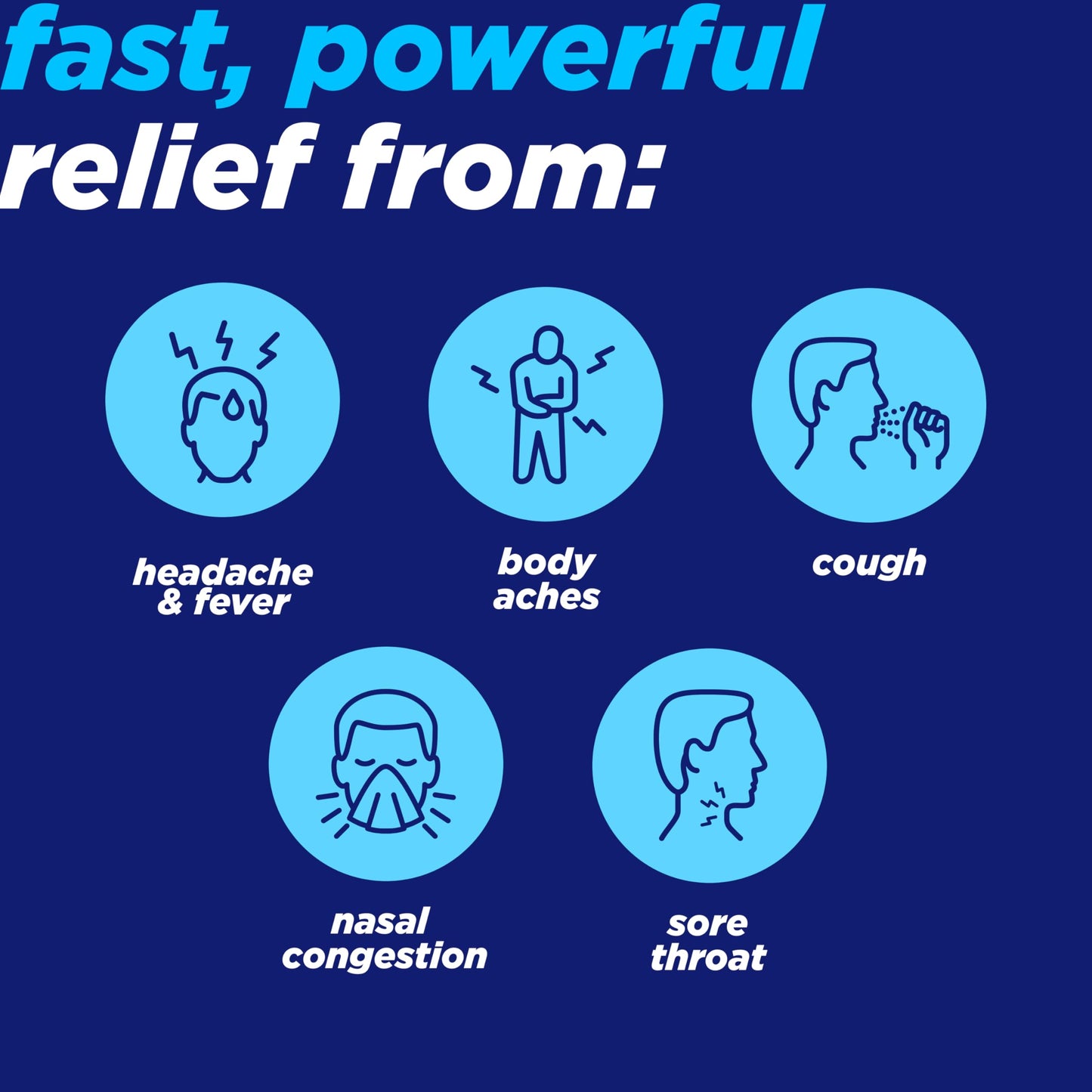 Alka-Seltzer (by Bayer) Plus Severe Cold PowerFast Fizz, Nighttime Cold Symptom Relief, 24 Effervescent Tablets Exp 01/2025