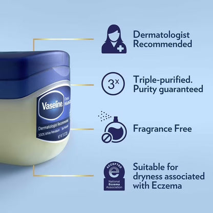 Vaseline Original Healing Jelly | Formerly Blue Seal| Skin Care For Dry Skin and Eczema Relief Original | 100% Pure Petroleum Jelly | 13oz (368g)