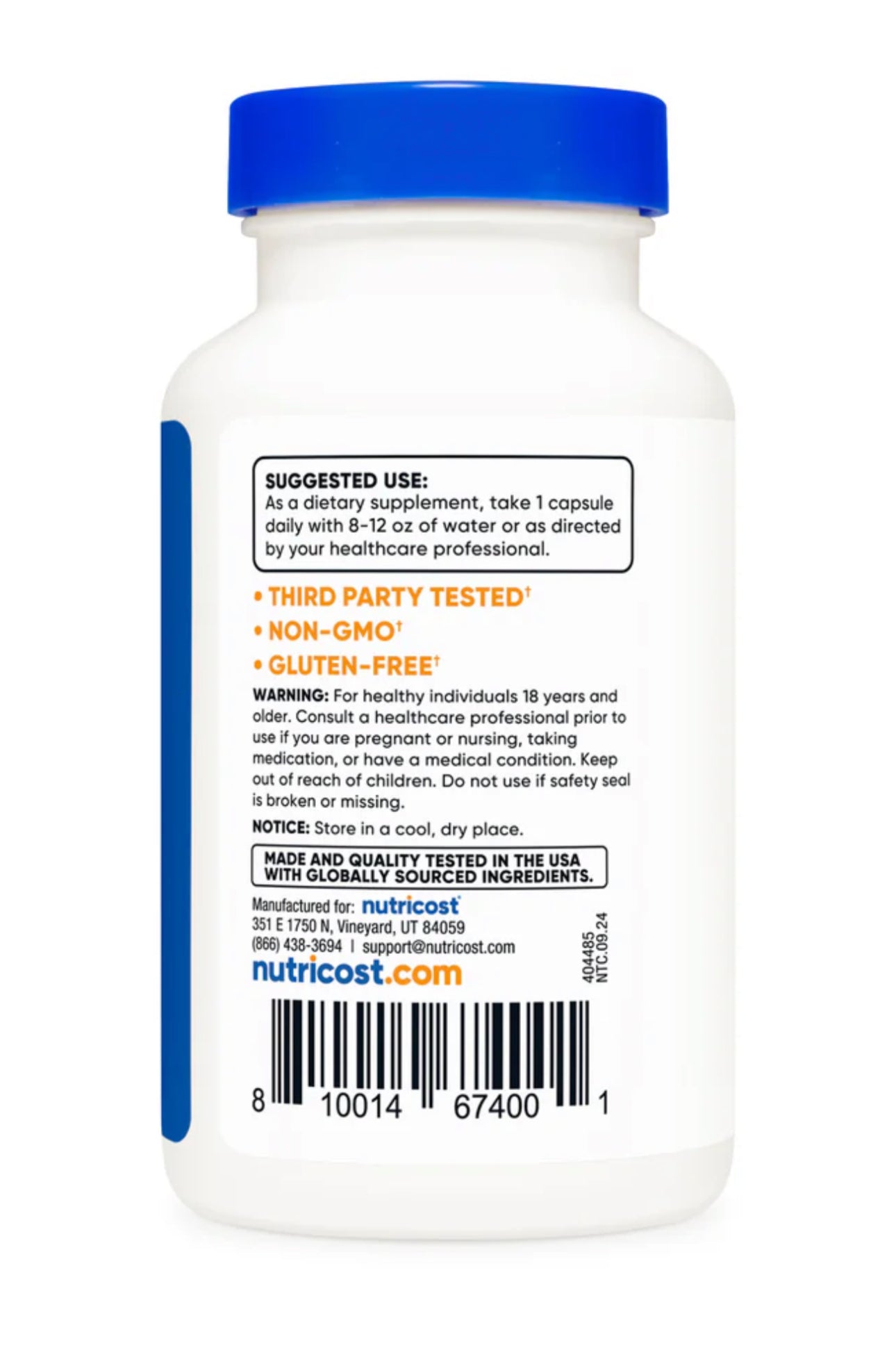 Nutricost R-Alpha Lipoic Acid 100mg | R-ALA | Helps Maintain Blood Sugar Levels | 120 Capsules; Exp 01/2028