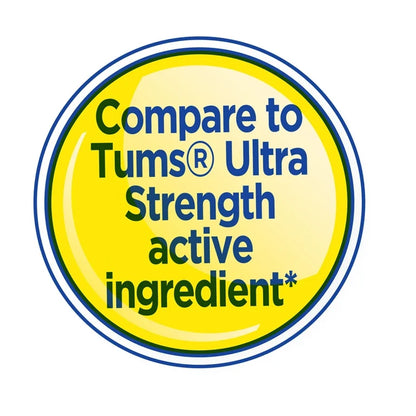 Equate Ultra Strength Antacid | 1000mg Calcium Carbonate | Similar to TUMS | Fast Relief of Upset Stomach, Acid Indigestion, Heartburn | 𝐏𝐞𝐩𝐩𝐞𝐫𝐦𝐢𝐧𝐭 Flavor ~ 160 Chewable Tablets; Exp 03/2027