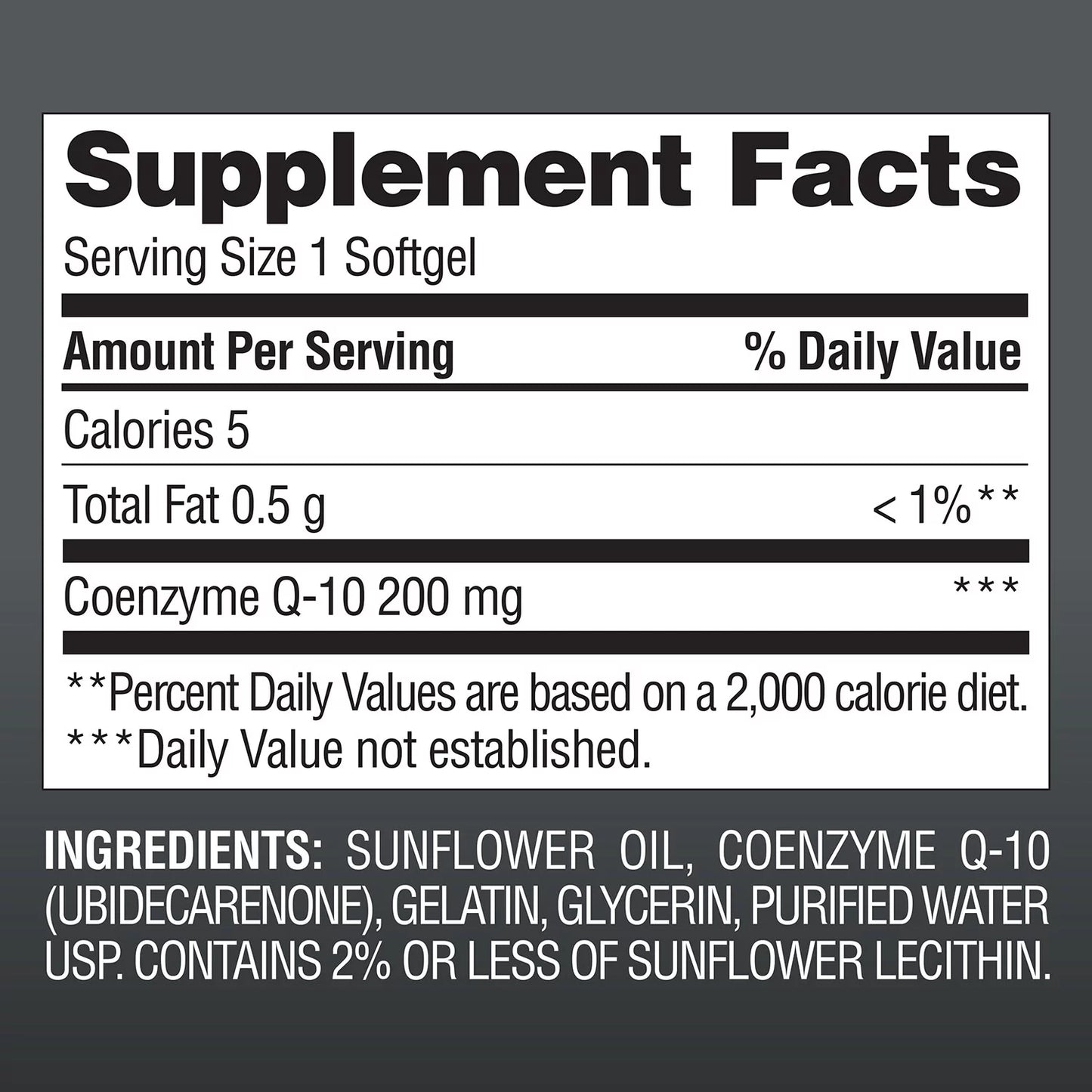 Member's Mark Coenzyme CoQ 10 200mg | 180 Servings - 6 Months Supply | Supports Heart Health | 180 Softgels; Exp 10/2027