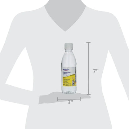 Equate Magnesium Citrate Saline Laxative | Relieves of Occasional Constipation | Lemon Flavor ~ 10oz/296ml; Exp 04/2029