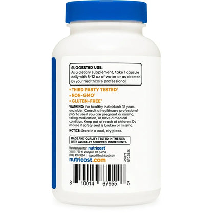 Nutricost Vitamin B6 100mg | Supports Energy Metabolism and Healthy Nervous System Function | 240 Capsules; Exp 09/2028