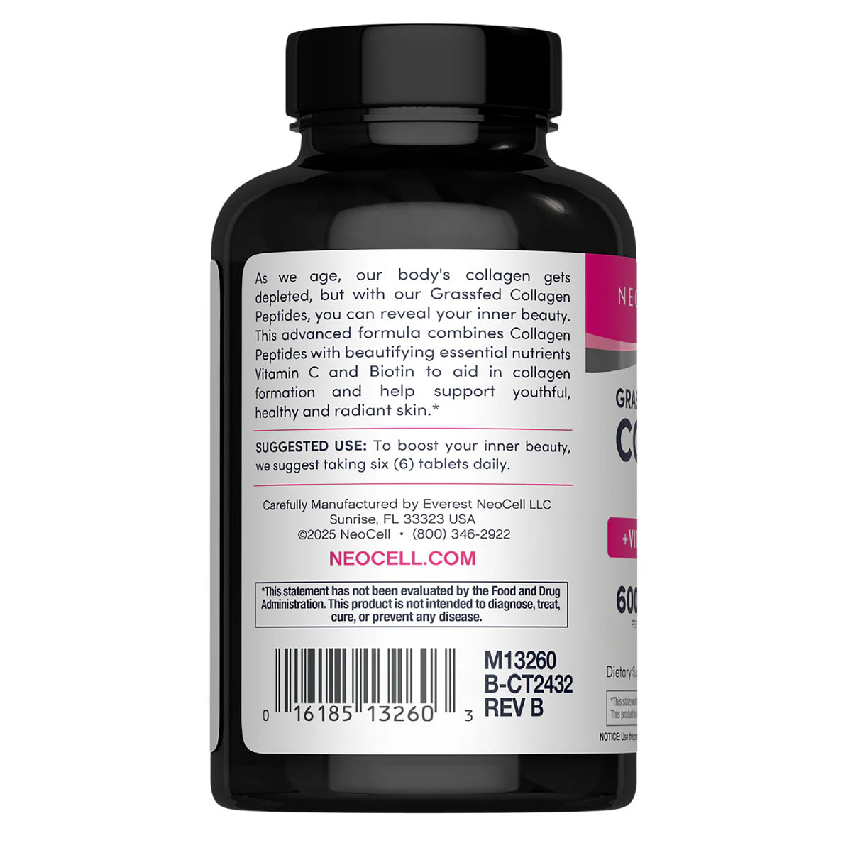 NeoCell Super Collagen + Vitamin C + Biotin | 180 tablets; Exp 11/2027 (New Look)