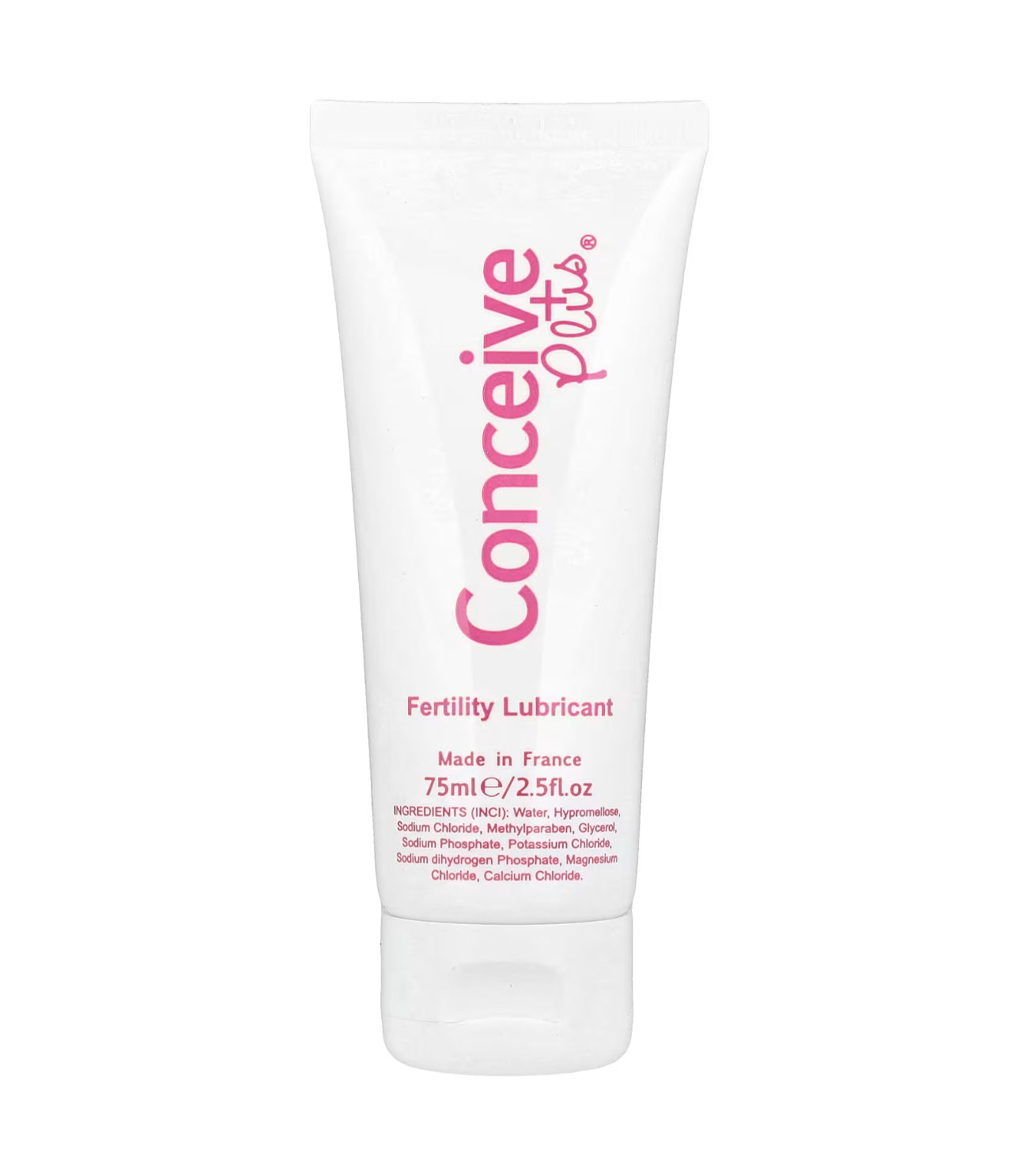 CONCEIVE PLUS Fertility Lubricant | Supports Sperm Viability | Fertility Friendly | For Use By Couples Trying To Get Pregnant | Mimics Fertile Fluids | 𝐌𝐮𝐥𝐭𝐢-𝐔𝐬𝐞 𝐓𝐮𝐛𝐞 - 𝟕𝟓𝐦𝐥; Exp 02/2028