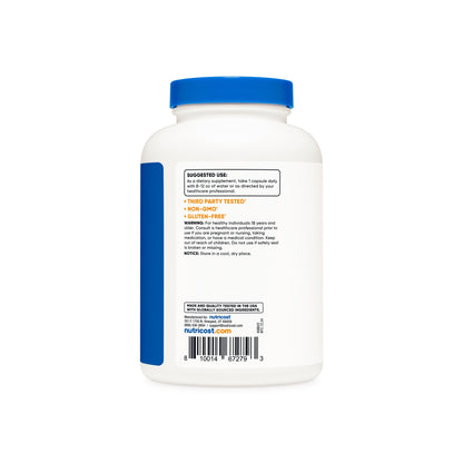 Nutricost GABA 500mg (Gamma-Aminobutyric Acid) | With Vitamin B6 2mg | Natural Neurotransmitter | Promotes Relaxation & Eases Nervous Tension | 240 Capsules; Exp❗️NO DATE 12/2027 Batch 👉🏽See last picture
