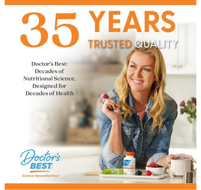 Doctor's Best 5-HTP  (5-hydroxy L-tryptophan) 100 mg | Promotes Healthy Sleep | 60 Capsules; Exp 02/2027