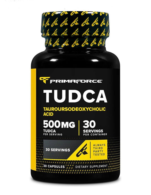 Primaforce TUDCA 500mg (Tauroursodeoxycholic Acid) | Digestive Support (Esp. for Fats), Promotes Healthy Liver & Kidney Function | Supports Brain, Cellular and Eye Health | Liver & Kidney Cleanse & Detox | 30 𝑪𝒂𝒑𝒔𝒖𝒍𝒆𝒔; Exp 07/2028