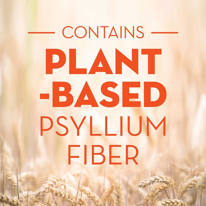 Metamucil Psyllium 4-in-1 Fiber Powder with Real Sugar | 130 Tablespoons | Helps Supports Appetite Control, Heart Health, Healthy Blood Sugar Levels | 65/130 Servings | Orange Flavor~55oz/1.56kg; Exp 07/2027