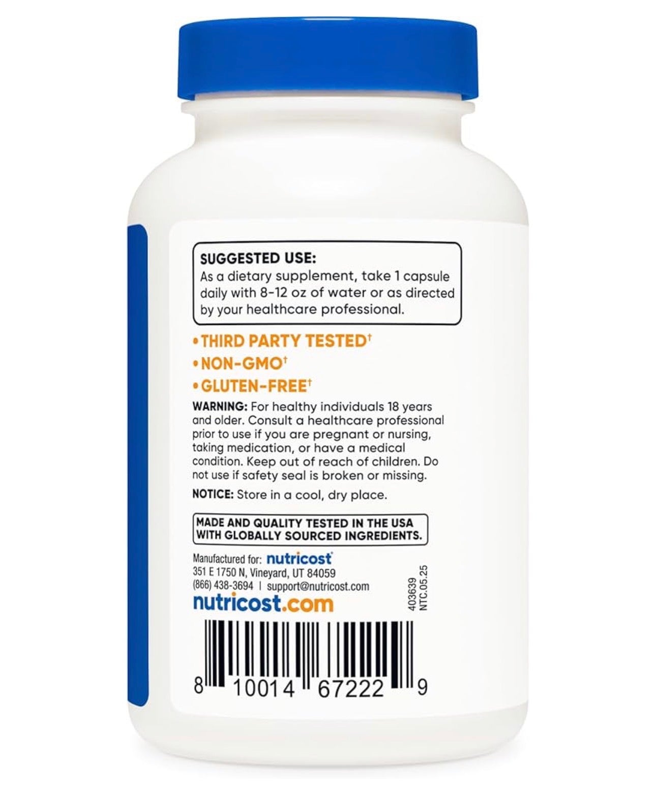 Nutricost 50mg P-5-P (Pyridoxal-5-Phosphate) Coenzymated Vitamin B6 | P5P 50mg Per Capsule | 240 Capsules; Exp 03/2029