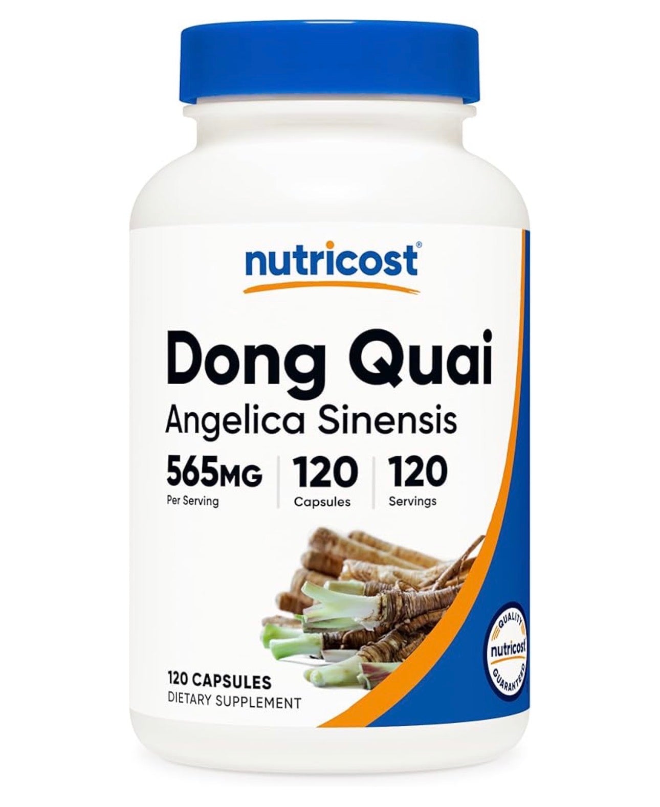 Nutricost Dong Quai 565mg | PMS Support | Promotes Women’s Health | 120 Capsules; Exp 10/2028