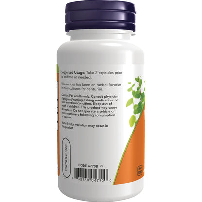 NOW Valerian Root 500mg | Promotes Healthy, Restorative Sleep | 100 Capsules; Exp 05/2030