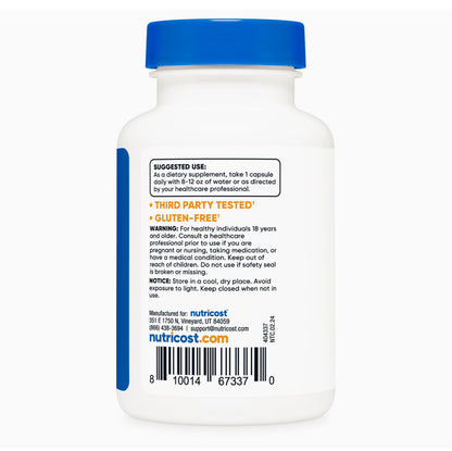 Nutricost Nattokinase 2,000FU | Promotes Healthy Blood Flow and Circulation | 120 Capsules Exp 08/2027