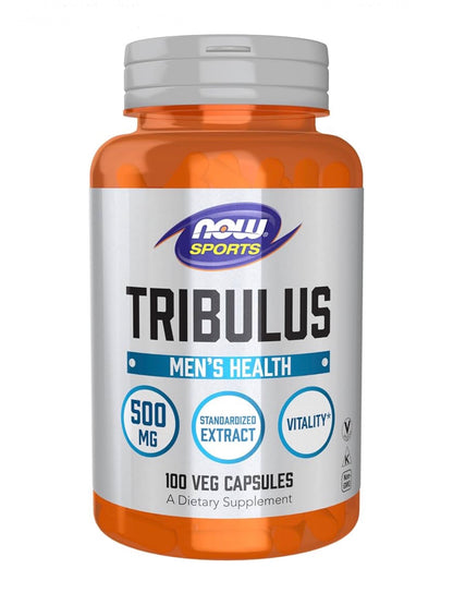 NOW Tribulus terrestris 500 mg | Enhances Vitality & Virility| 100 Capsules; Exp 06/2031