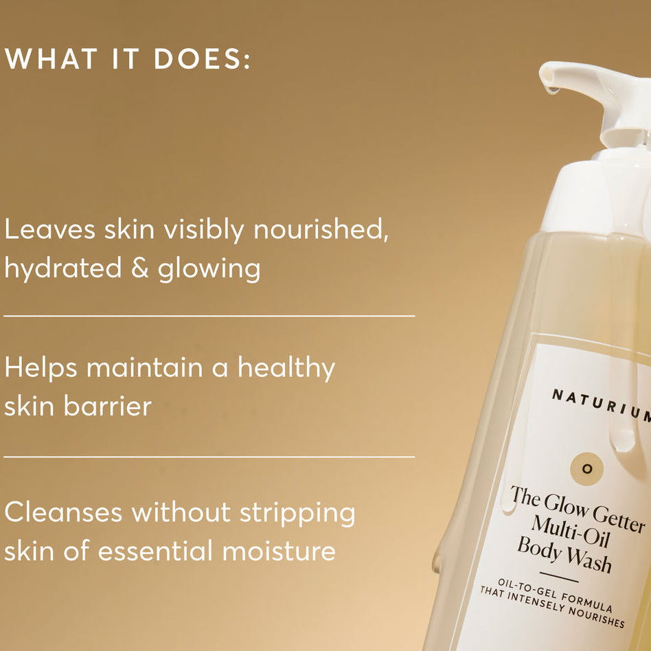 Naturium The Glow Getter Multi-oil Hydrating Body Wash 3.4 fl oz / 100ml (Travel Size)