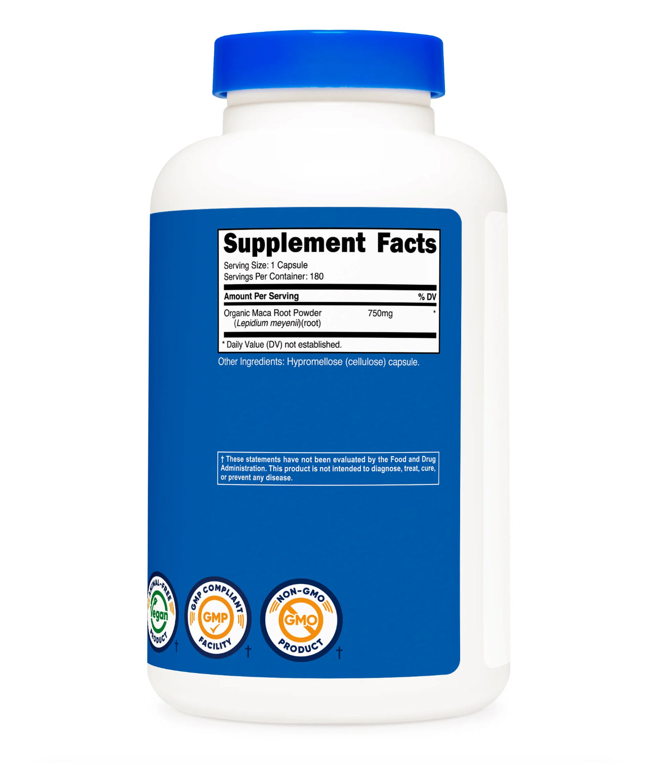 Nutricost Maca Root 750 mg | Sexual & Reproductive Health | 180 Capsules; Exp❗️UNCLEAR 03/2028 👉🏽See last picture