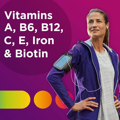 Centrum Multivitamin for Women | Multivitamin/Multimineral Supplement With Iron, Vitamin D3 | 100 Tablets; Exp 10/2027❗️Limited Edition Pack 👉🏽Check last picture
