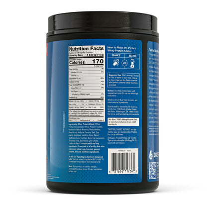 Six Star Elite Series 100% Whey Protein Plus | 30g Protein, 6.7g Kellogg's Frosted Flakes ~ 1.8lbs/821g; Exp May/2026