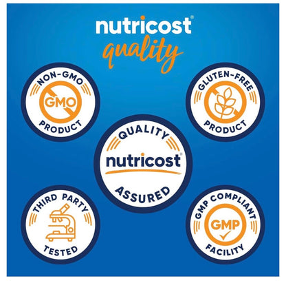 Nutricost Methylated Vitamin B12 + Folate | L-5-MethylFolate (Quatrefolic) 1000 mcg + Methylcobalamin 1,000 mcg | Gentle on Stomach | Supports Heart, Brain, Nerve, Digestive Health | Maintains  Healthy RBCs Production | 120 Capsules; Exp 11/2028