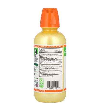 TheraBreath Deep Clean Oral Rinse |Antigingivitis/Antiplaque Mouthrinse | Kills 99.9% of Germs That Cause Bad Breath, Plaque & Gingivitis | Antiseptic Mouthwash | Fresh Mint ~ 16oz/473ml, Exp 01/2026
