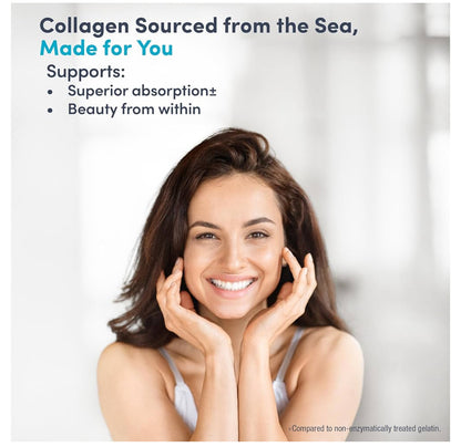 NeoCell Marine Collagen + Hyaluronic Acid & Vitamin C | With Collagen Type 1 & 3 | Improves Skin Hydration, Texture & Elasticity | With Hydrolyzed Collagen | Boosts Skin & Joint Health | 120 Capsule; Exp 05/2028