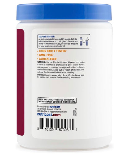 Nutricost Electrolyte Complex Powder | Hydration Drink Mix with Balanced Blend of Electrolytes, Vitamins & minerals | 60 Servings | Grape Flavored~8.4oz/234g; Exp 10/2028