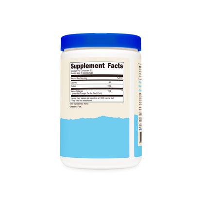 Nutricost Wild-Caught Marine Collagen Powder | For Healthy Skin, Hair & Nail | Joint Support | Unflavored ~ 8.1oz/227g ; Exp❗️UNCLEAR 04/2028 👉🏽See last picture