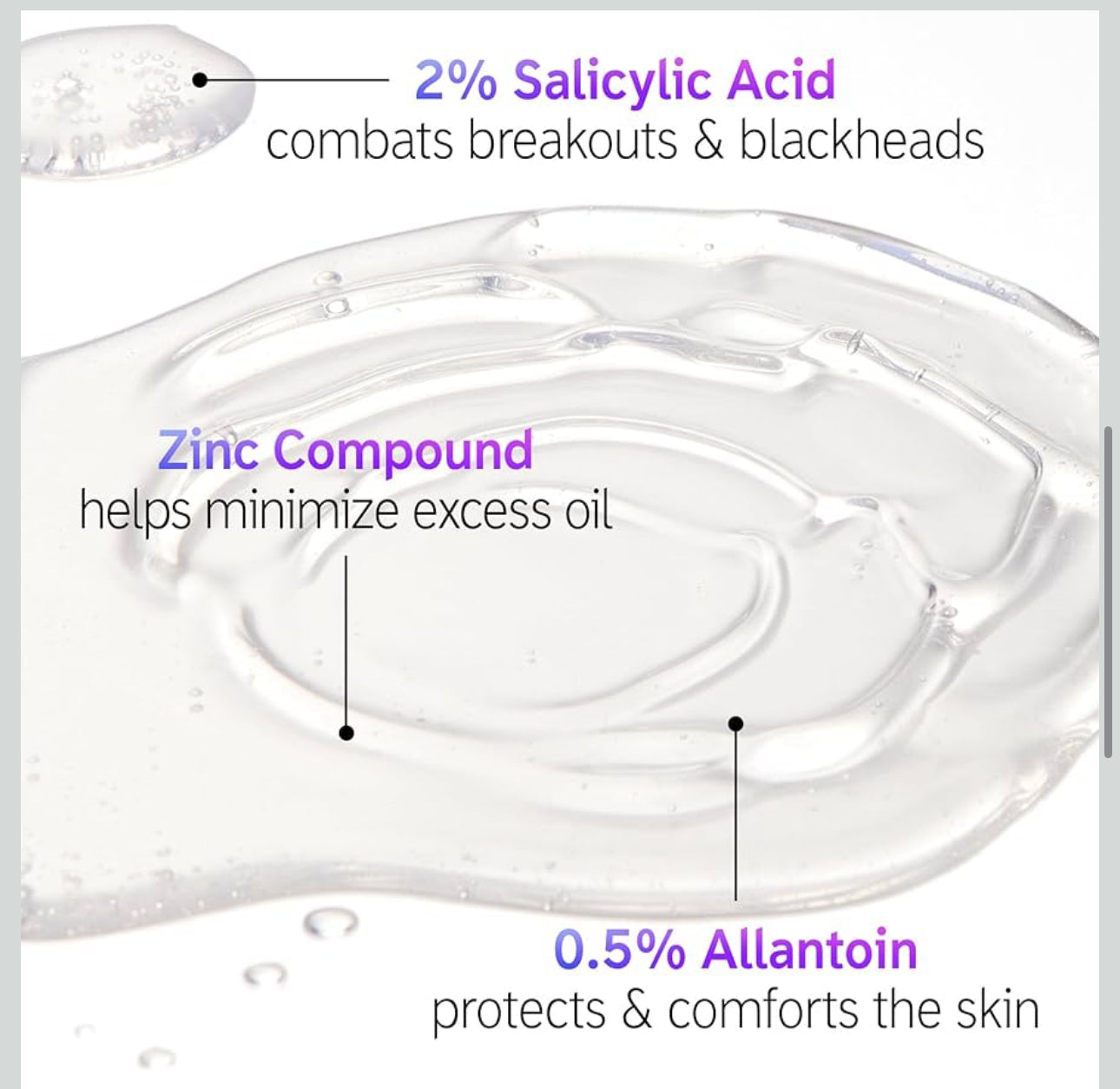 The INKEY List Salicylic Acid Cleanser | Face Wash for Blemishes, Blackheads, Oily Skin and Breakouts | Non-Drying Facial Cleanser Safe for All Skin Types | 150ml; Exp 01/2026