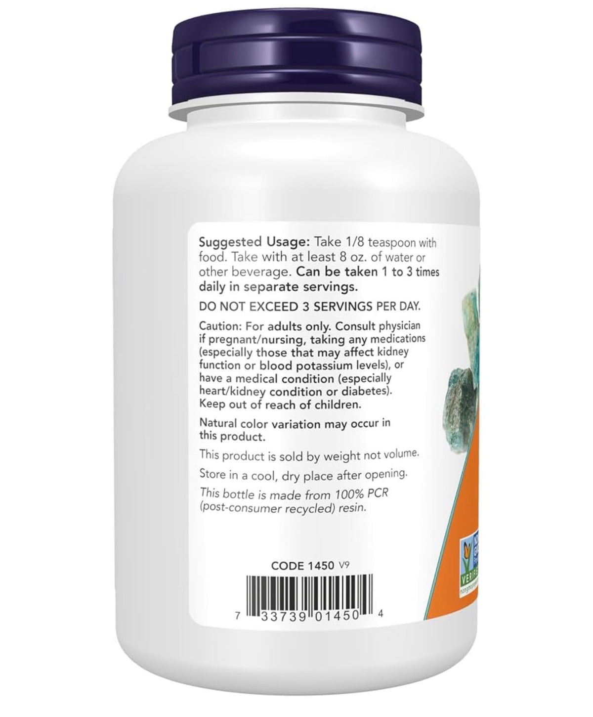 NOW Potassium Chloride Powder | 324 Servings | Supports Muscle Contraction, Nerve Function & Electrolyte Balance | 8oz/227g; Exp 04/2031