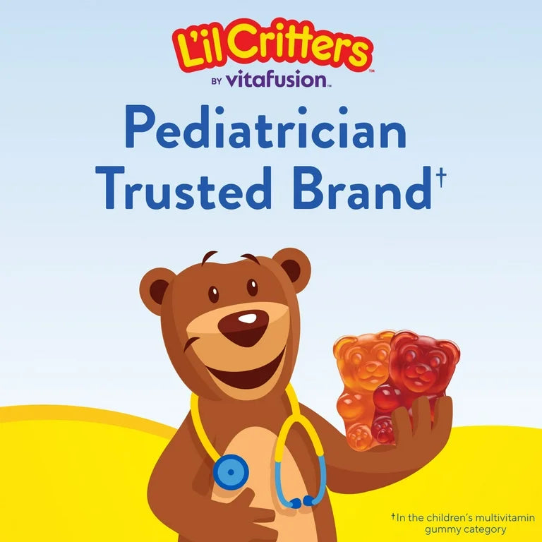 Lil Critters Gummy Vites Children Daily Multivitamin | 5-Months Dosage a Child | With a Boost of Vitamins C & D | For Kids Aged 2 Years & Above | 70 Gummies; Exp 04/2027