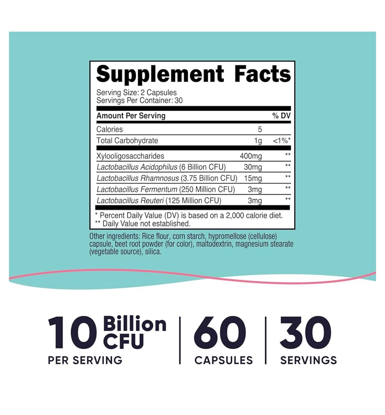 Nutricost Women Vaginal Probiotic 10 Billion CFU | Supports Healthy Vaginal Flora & Odor, Urinary Tract and pH Balance | 60 Capsules; Exp 07/2028