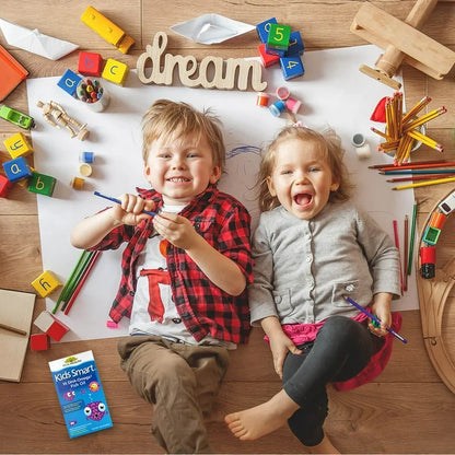 Real Health Kids Smart Hi DHA Omega-3 Fish Oil 500mg | 133mg DHA, 38mg EPA | For Proper Brain & Eye Development in Children | Fruit Flavor, 30 Chewable Burstlets; Exp 03/2028